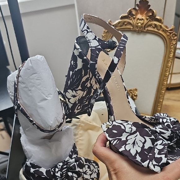 Lucie Tropical Foliage Platforms Kate Spade - Picture 5 of 6